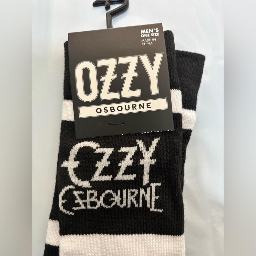 Brand new men’s one size Ozzy Osbourne socks